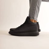 Casual Boots Platform High Tops for Men by Apollo Moda | Pato Midnight Elegance