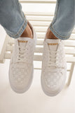 Low Top Casual Sneakers for Men by Apollo Moda | Oxford Pristine Precision