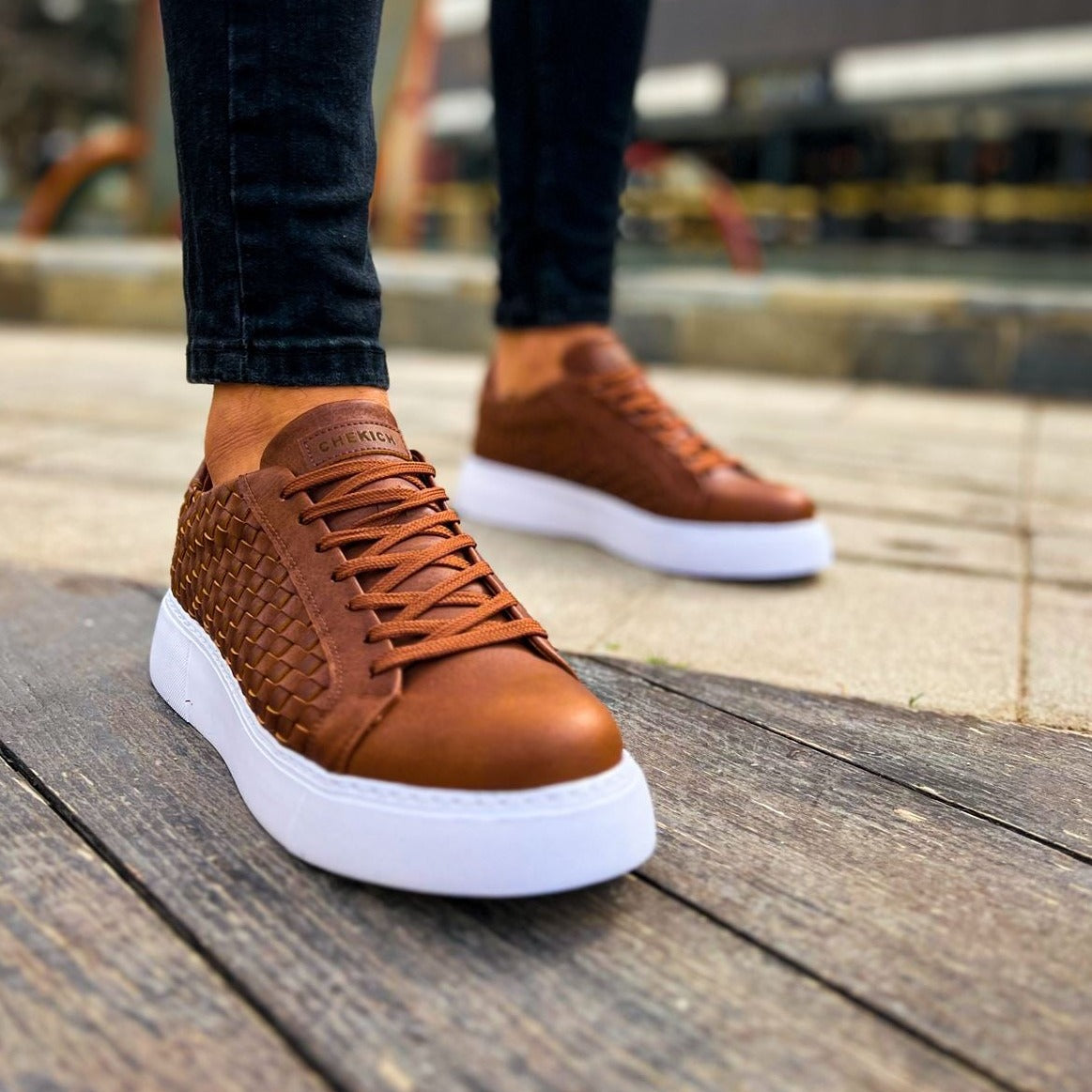 Casual Fashionable Sneakers for Men by Apollo Moda | Luzern Earthy Radiance