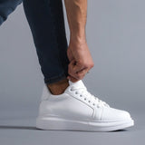 Men's Low Top Casual Sneakers by Apollo Moda | Java Pristine Peak