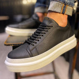 Casual Stylish Men's Sneakers | La La Shoeland | Etoro in Black